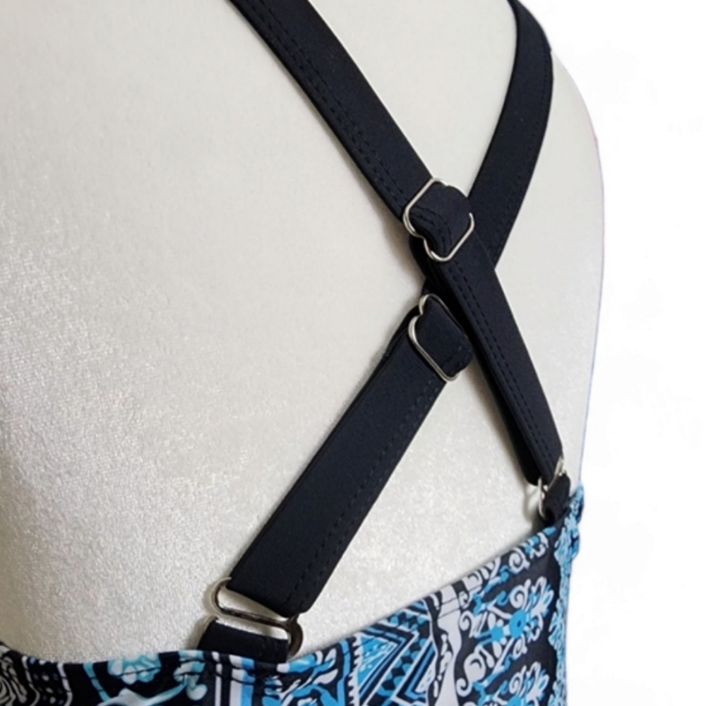 Nwt, Marinavida 2 Piece Blue,Swimsuit Set - Picture 3 of 6